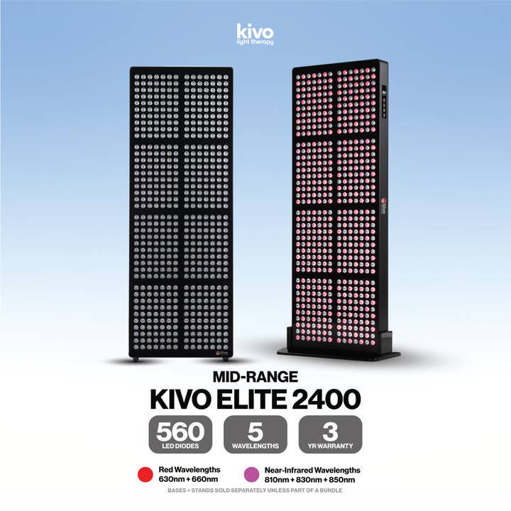 Kivo Elite 2400: Premium Extra Large Red Light Therapy Panel for wholesale by Kivo Red Light Therapy