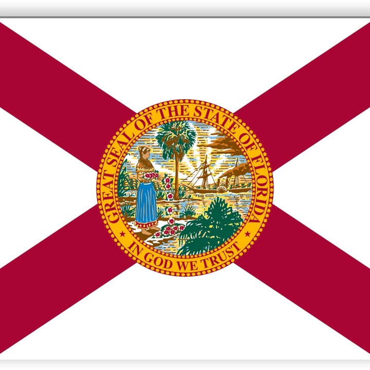 Vlag van de staat Florida voor wholesale door Nashville Metal Art®