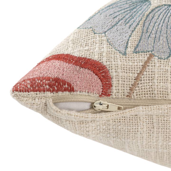 LR Home - Wholesale Throw/Decorative Pillow - Contemporary Floral Cotton Polyfilled Throw Pillow3