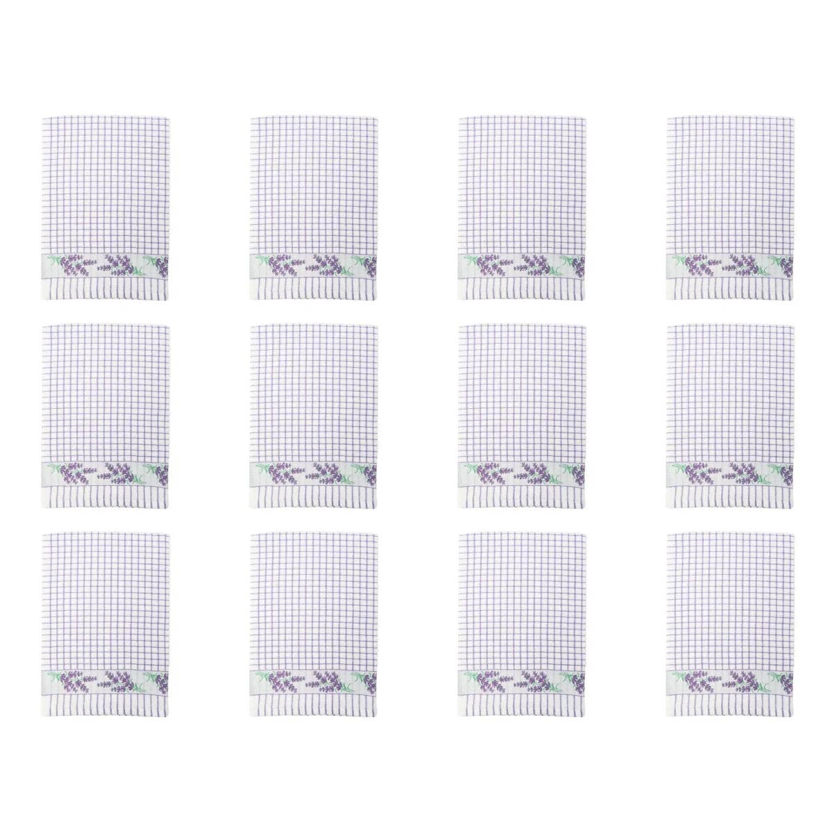 Dublin Gift Company - Wholesale Tea Towel - Poli Dri Jacquard Lavender Sprig Tea Towel7