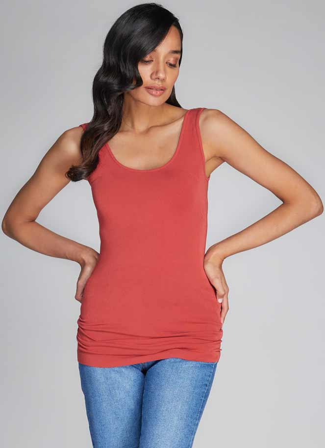 C'est Moi Clothing Co - Wholesale Tank Top - Women's - Bamboo Double Scoop Tank- CEBT111027