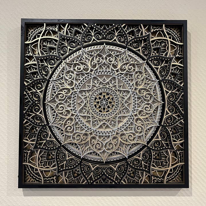 Wooden Mandala | Mandala Wall Hanging for wholesale by BHDecor