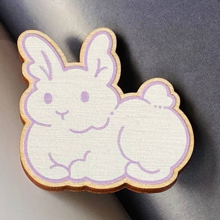 Cloud Bunny Pin for wholesale by ActivateAngel