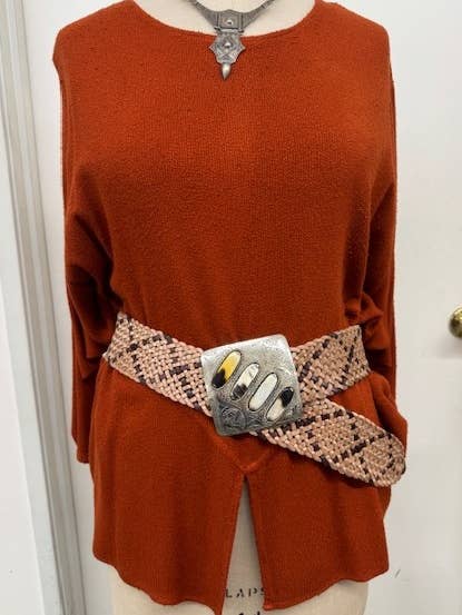 CINTO DE COURO CASTANHO BQ25 por atacado de DAIRI