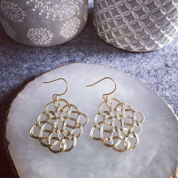 Knotted Earrings for wholesale by Bec Stern