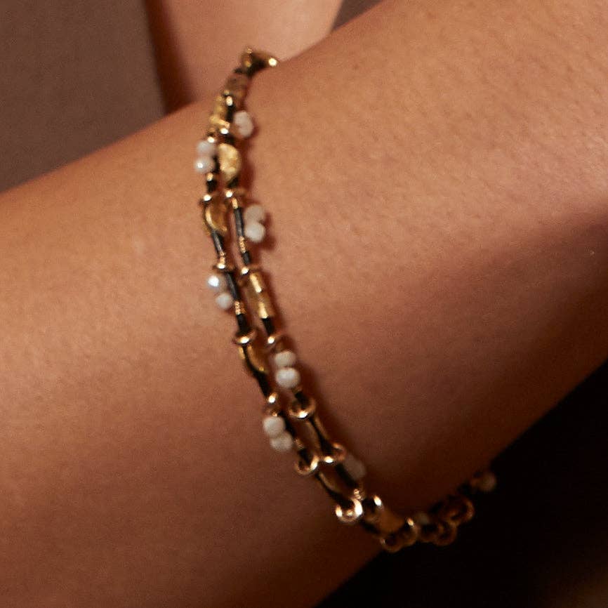 Mabel Chong - Wholesale Beaded Bracelet - Leather Pearl Bracelet1