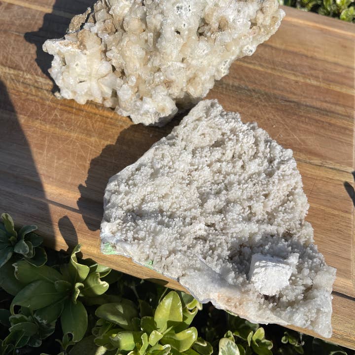 2.5 LB Druzy Chalcedony Stalactite and Cubic Apophyllite for wholesale by Allies Crystals