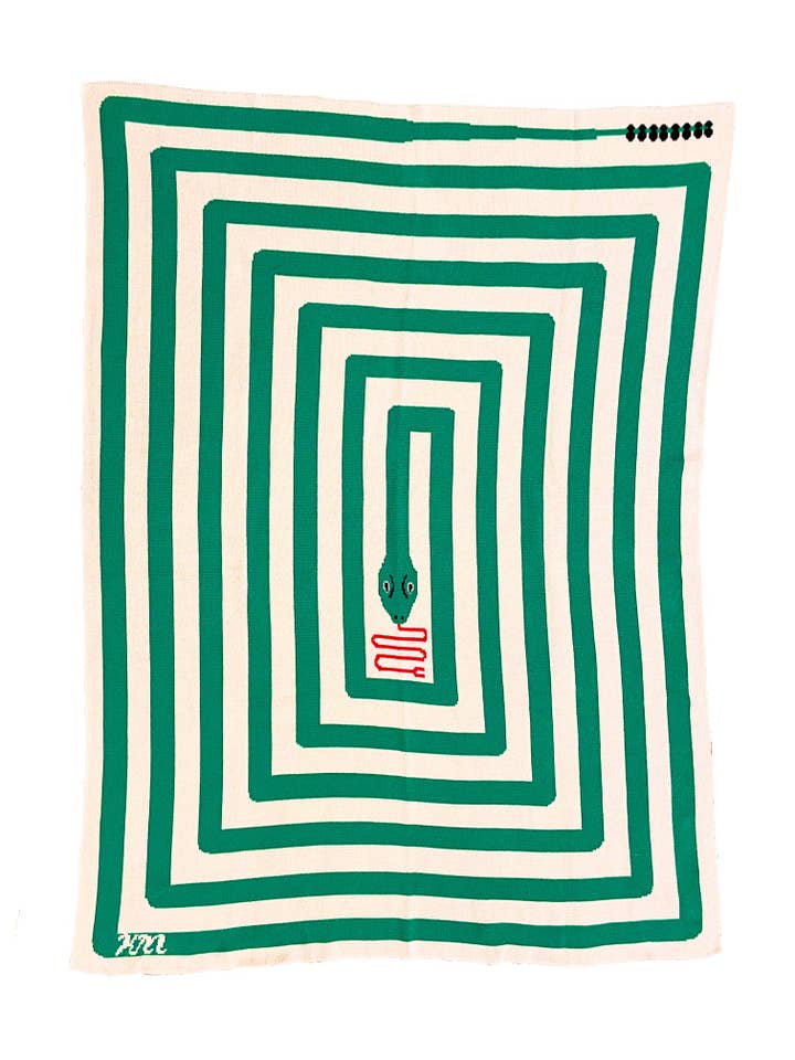 Snake Blanket for wholesale by Kristina Micotti
