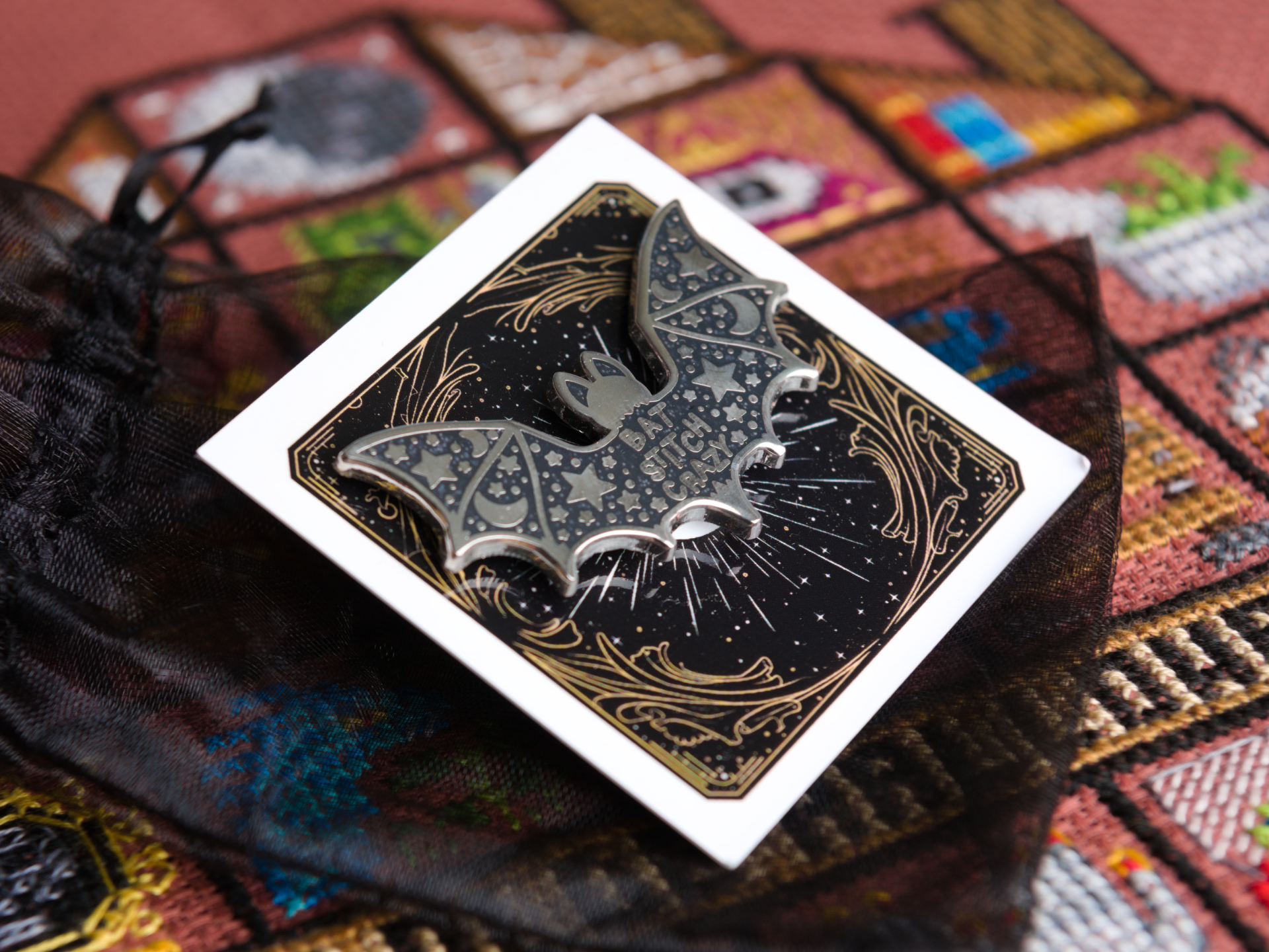 Stitchonomy - Vendita all'ingrosso Attrezzatura per ricamo/punto croce - Bat Stitch Crazy Needle Minder1