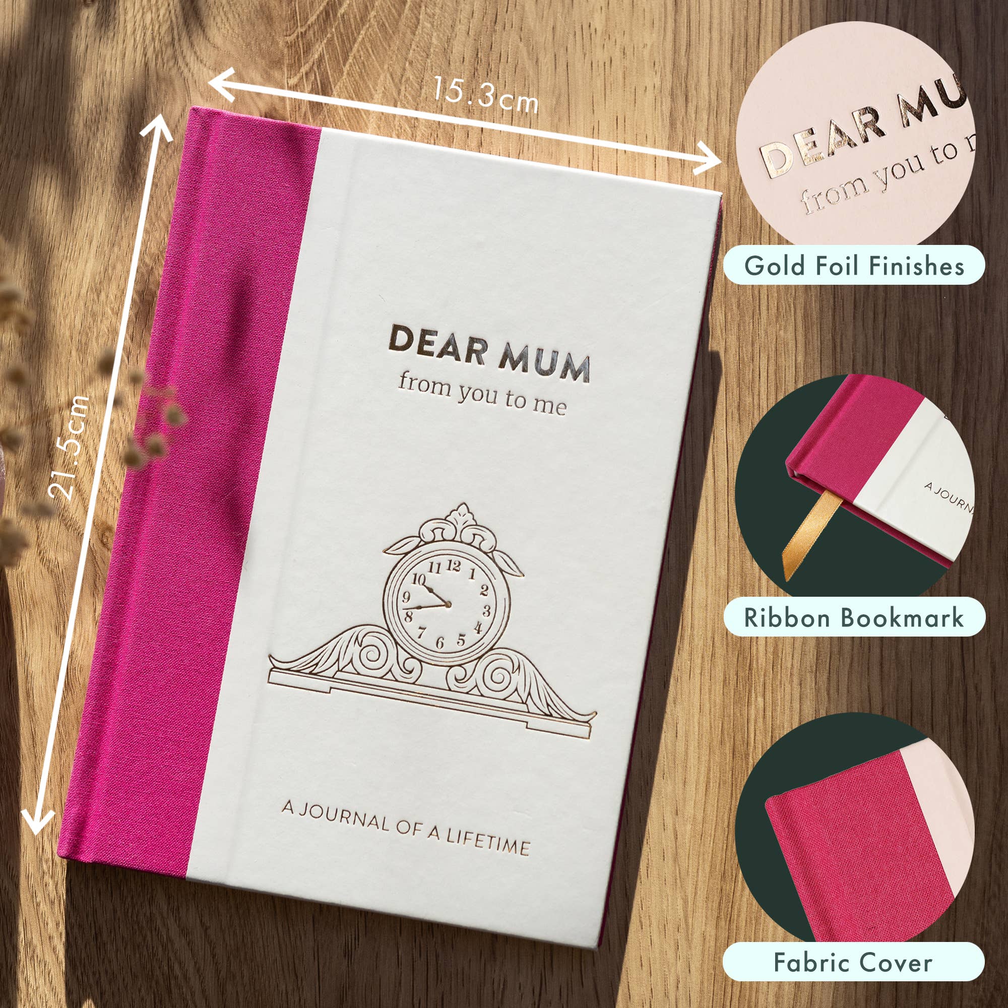 FROM YOU TO ME Gifts – wholesale Journal/diary – Dear Mum Memory Journal | Heartfelt Gift for Mum2