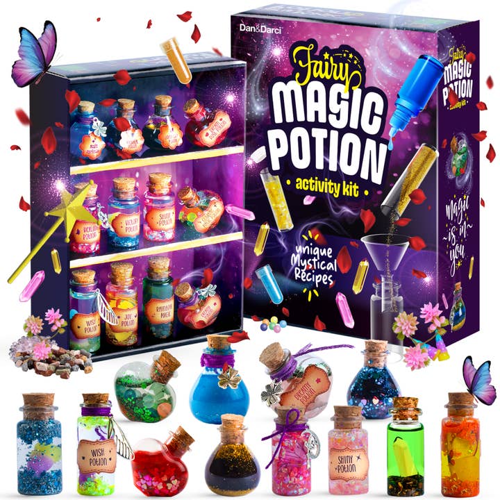 Dan&Darci - Wholesale DIY Craft Kit - Kids - Fairy Magic Potion Kit for Kids - Magic Workshop Craft Kits