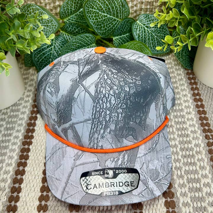 grey Camo with rope hat for wholesale by Vs design shop boutique