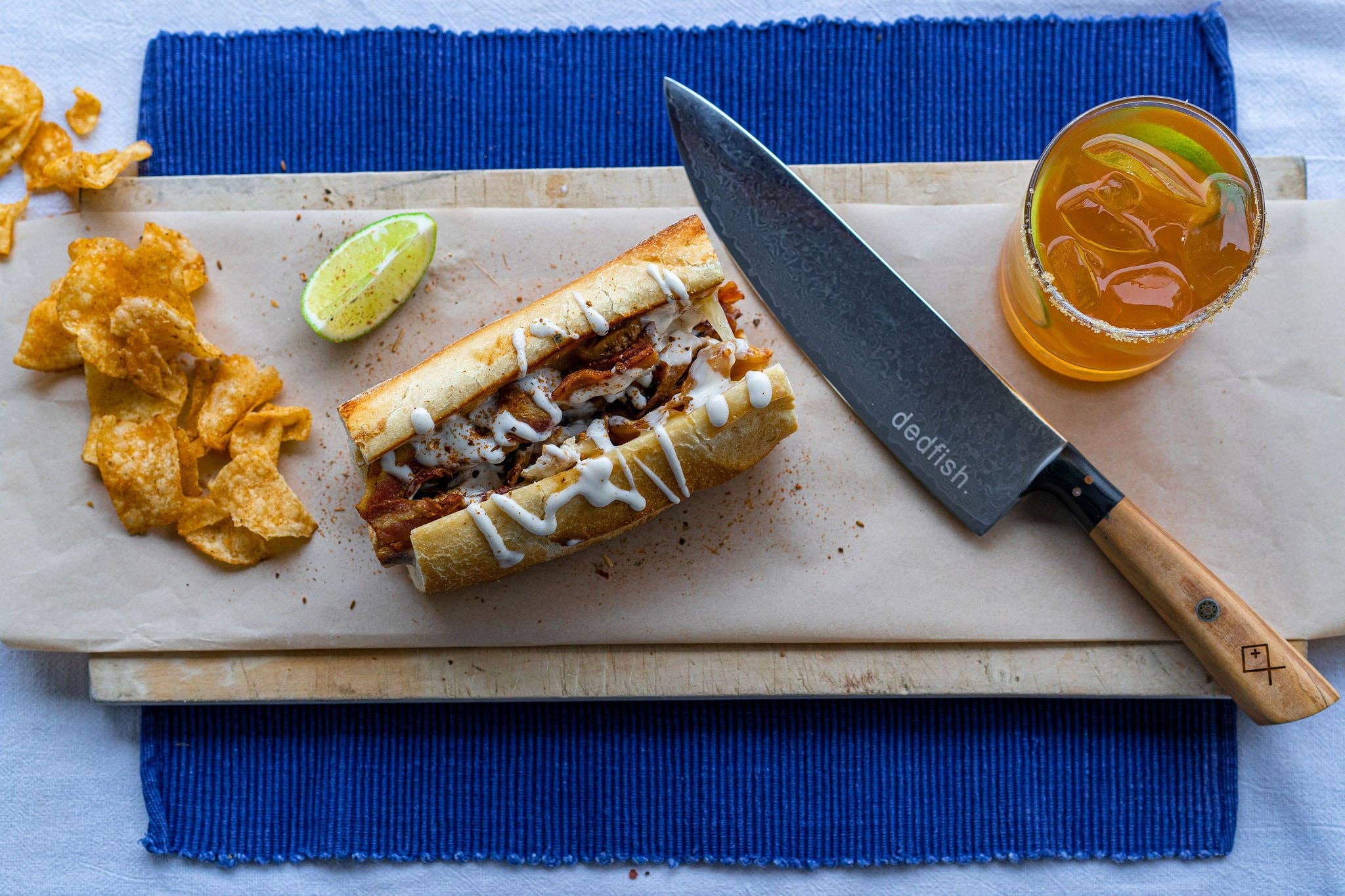 Dedfish Co - Wholesale Knife Set - Japanese Damascus Trio6