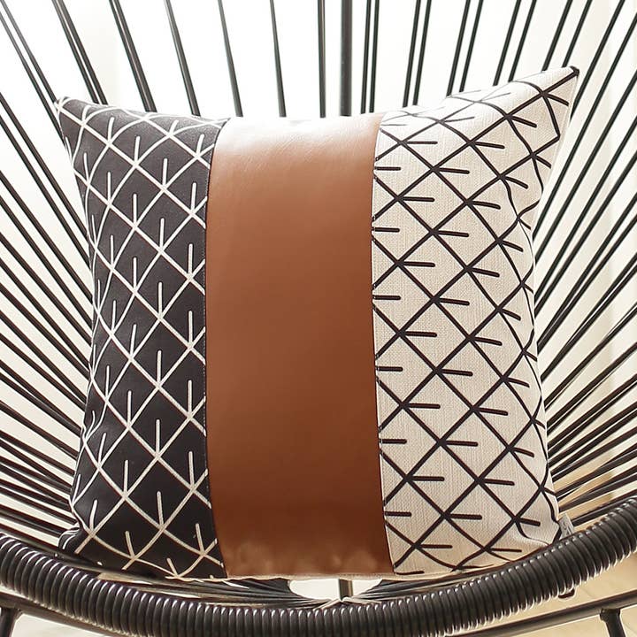 MIKE & Co. NEW YORK – Großhandel Zierkissenbezug – Dekorative Kissenbezüge aus veganem Kunstleder12