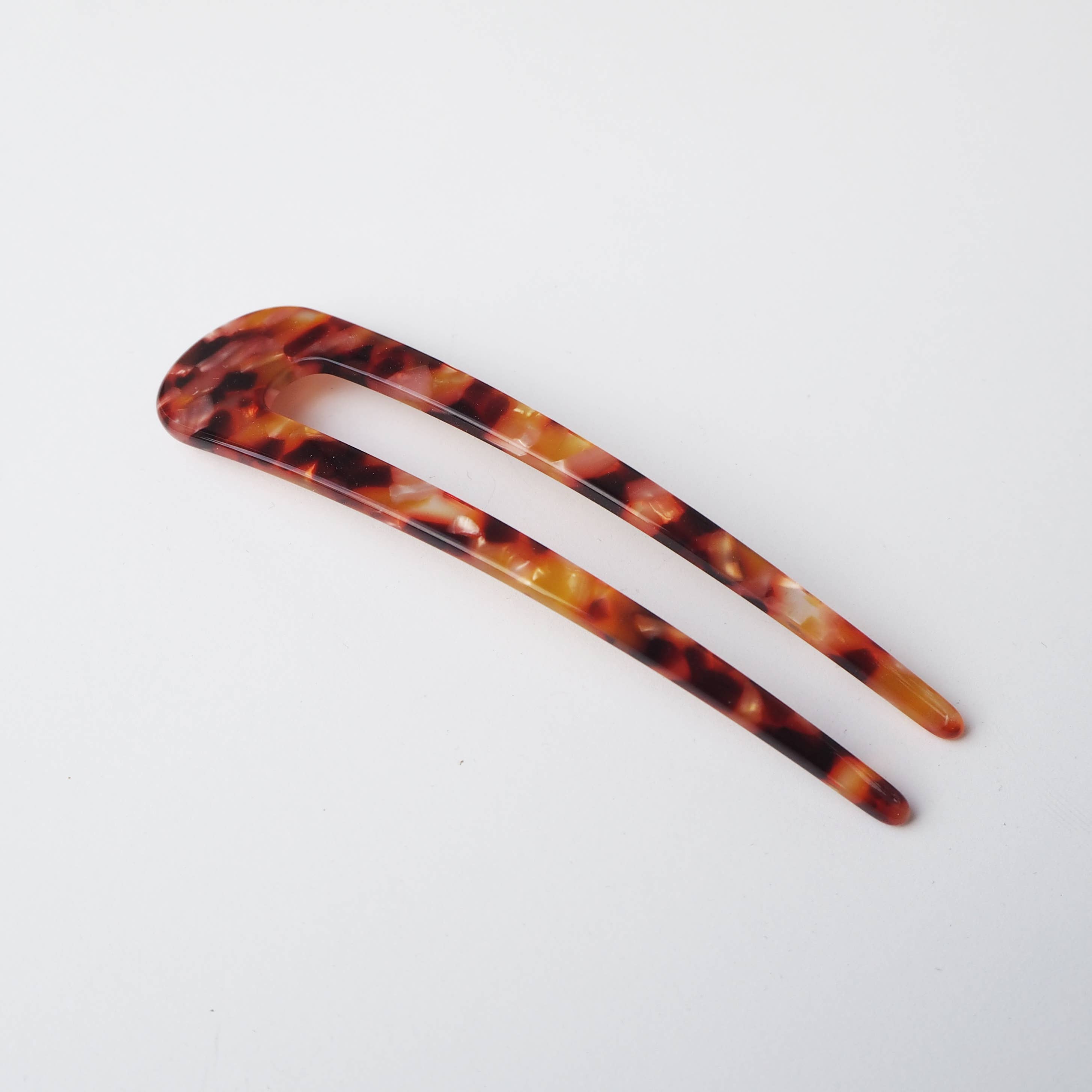 Custom Made - Wholesale Hair Pin - Rosa Tortoiseshell Acetate Resin French Hair Pin4