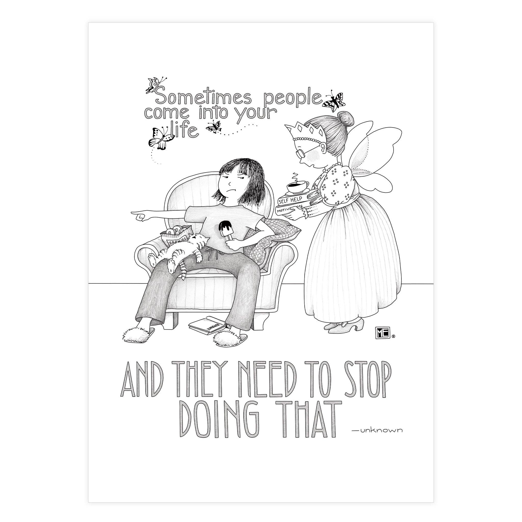 Mary Engelbreit Studios - Wholesale Postcard - The Divorcee Postcards4