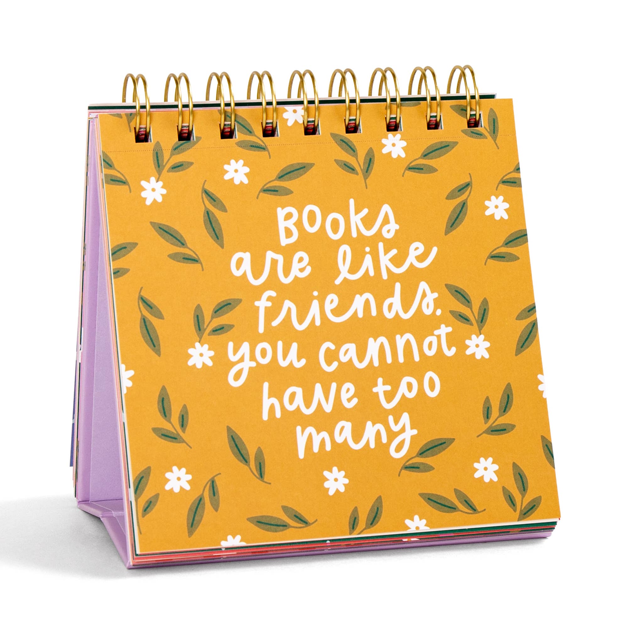 Pippi Post - Wholesale Desk/Tabletop Sign - 52 Weeks Of Book Lover Quotes - Desk Flip Calendar3