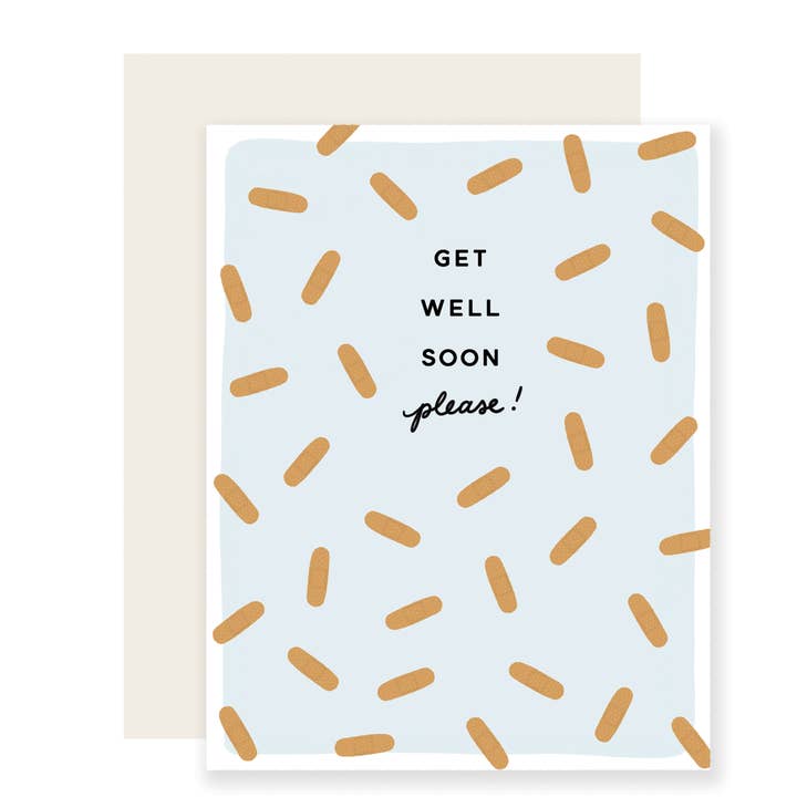 Get Well Please | Get Well Soon Card for wholesale by Slightly Stationery