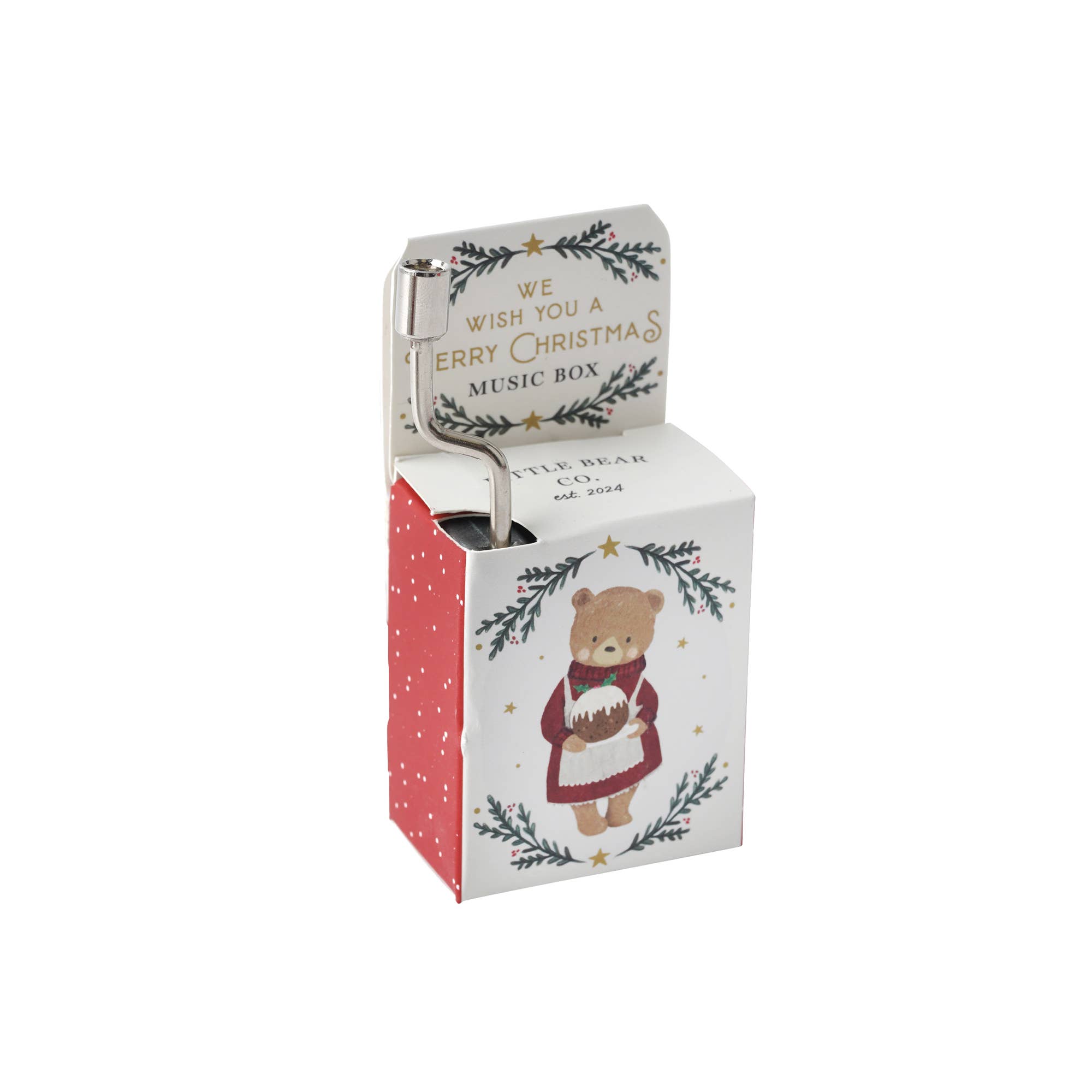 CGB Giftware - Vente Boîte à musique – enfant et bébé - Little Bear Company « Nous vous souhaitons une bonne fête... » Boîte à musique1