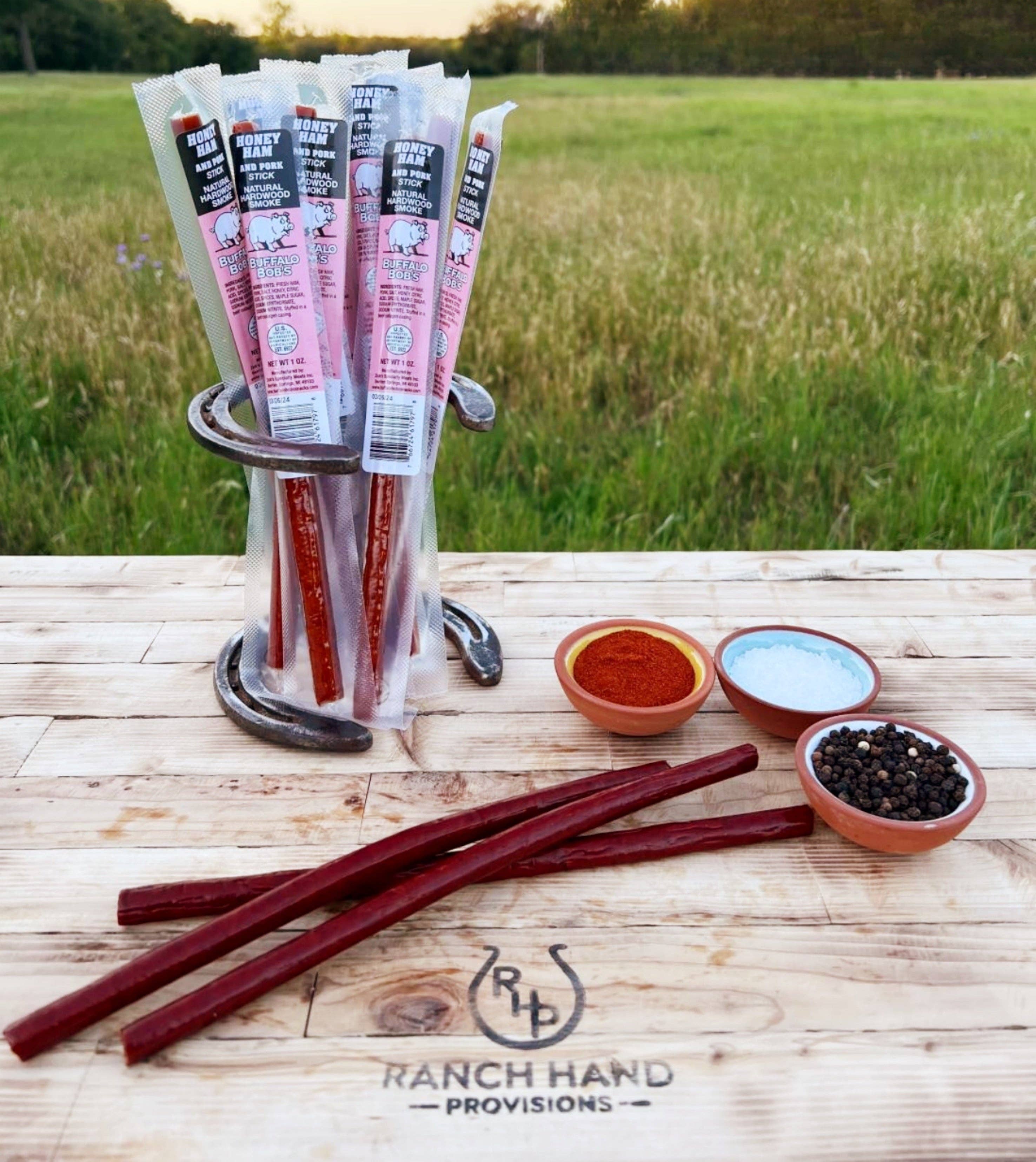 Ranch Hand Provisions - Wholesale Jerky - Honey Ham Stick1