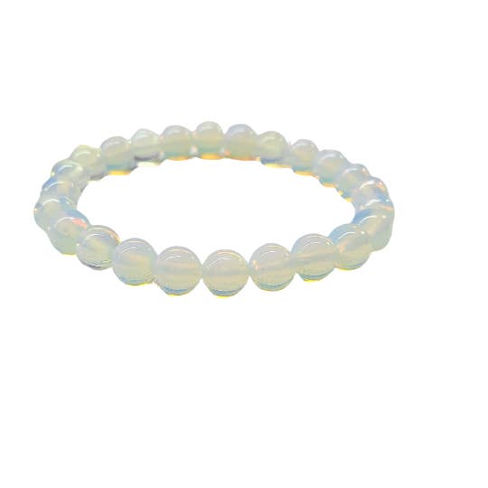 Pulsera Opalite 8mm para venta al por mayor de The Crystal Garden