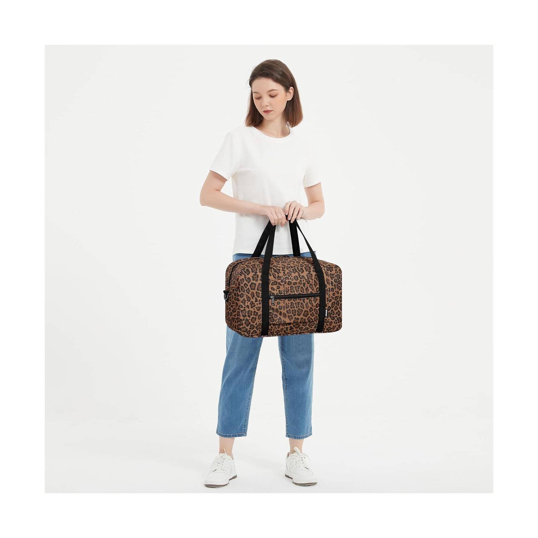 wandf – Saco de viagem - Mulher por atacado – Mala de Viagem Impressa 20L Armazenamento Sob o Assento para Companhias Aéreas12