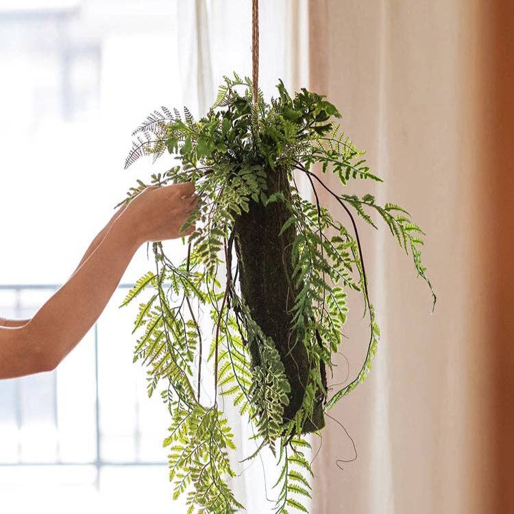 Rustic Reach - Wholesale Artificial Plant - Artificial Fern Hanging Ball Decoration2