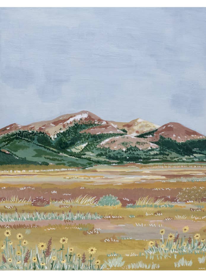 You Place Smiles Like Sunflowers Print for wholesale by Mallory McCamy Art