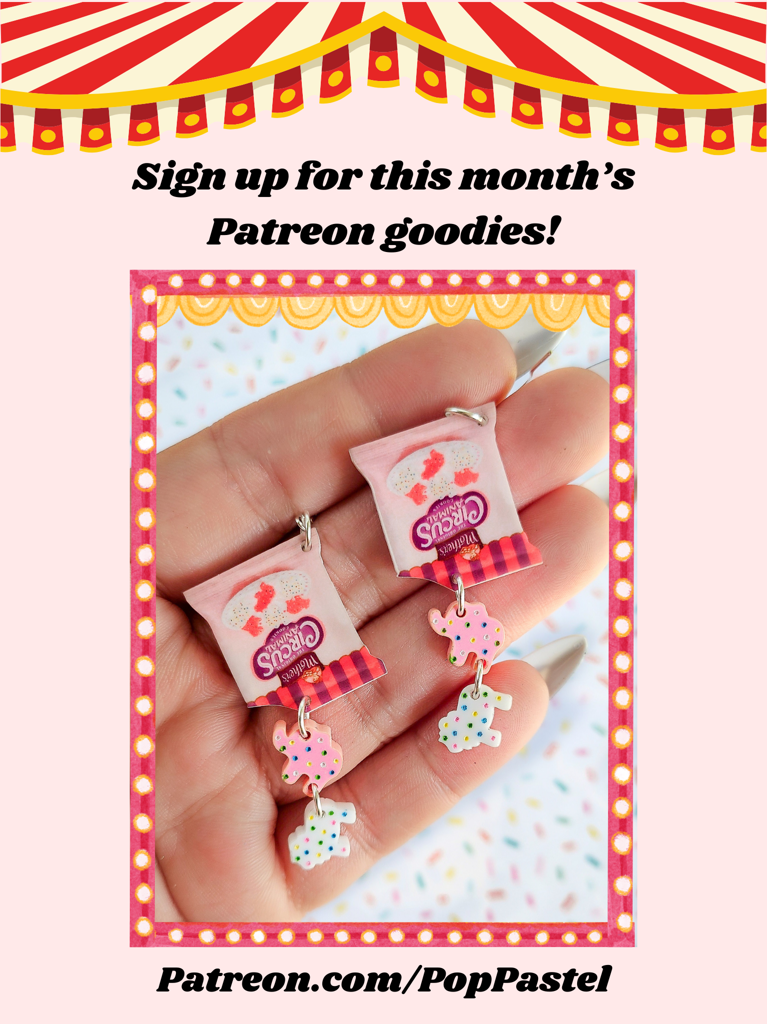 Pop Pastel - Wholesale Dangle Earrings - Clarence the Clown Earrings3