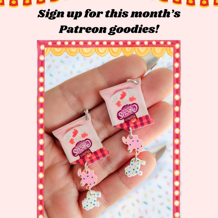 Pop Pastel - Wholesale Dangle Earrings - Clarence the Clown Earrings3