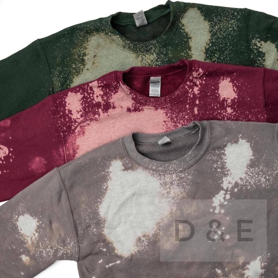 D&E Tees - Wholesale Sweatshirt - Women's - Bleached Mystery Sweatshirt2