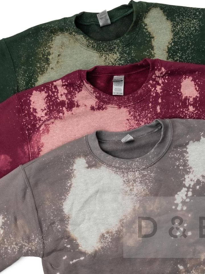 D&E Tees - Wholesale Sweatshirt - Women's - Bleached Mystery Sweatshirt2
