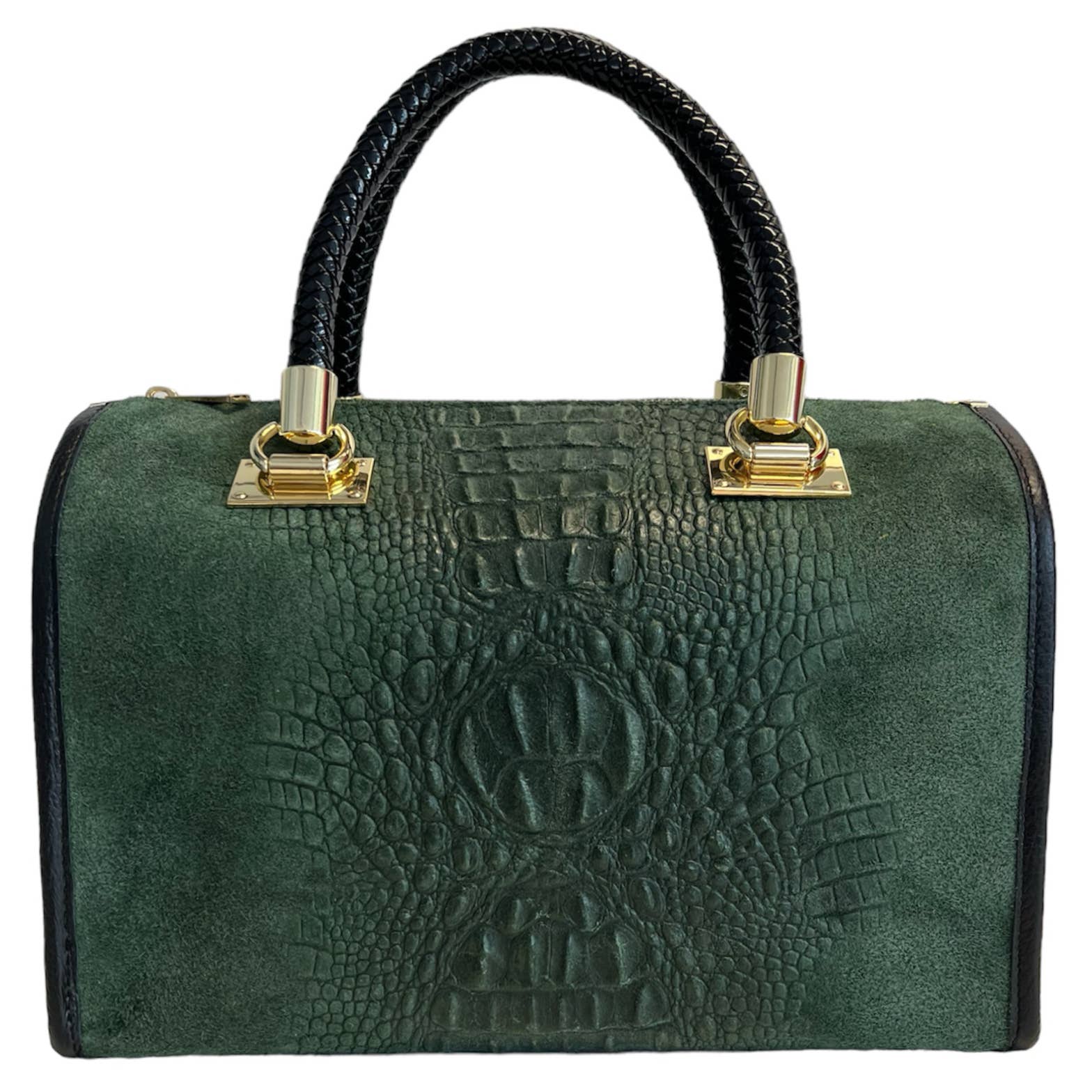 MODARNO - Wholesale Top Handle Bag - Women's - Modarno Women's bag - coconut print suede leather handbag22