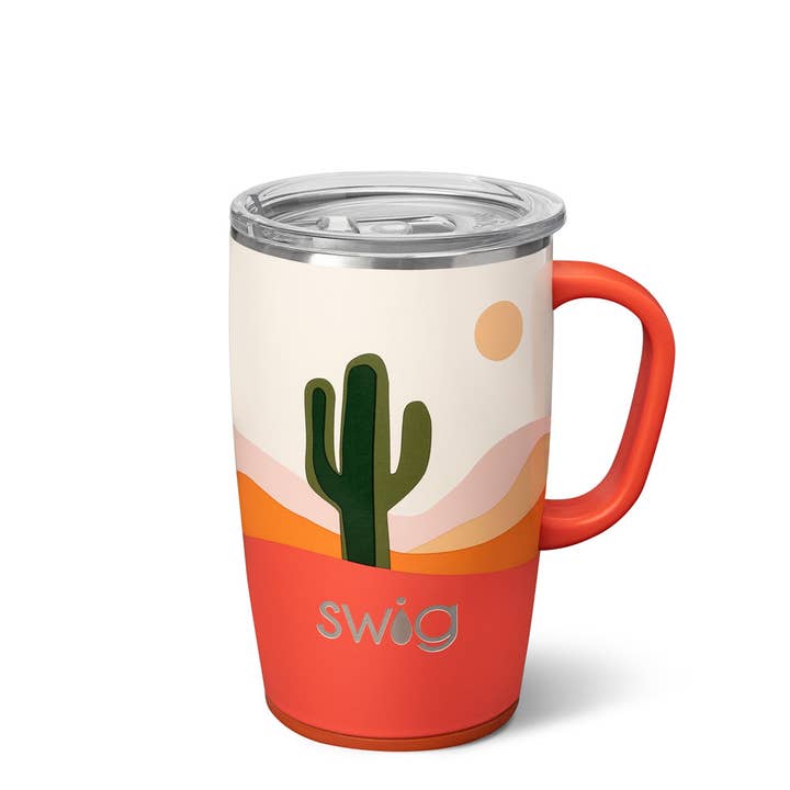 Swig Life - Wholesale Insulated Mug/Tumbler - Boho Desert Travel Mug (18oz)