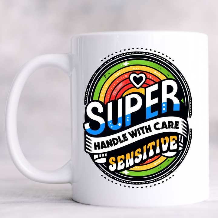 Caneca de Saúde Mental Super Manusear com Cuidado por atacado de Hello Gorgeous Mugs