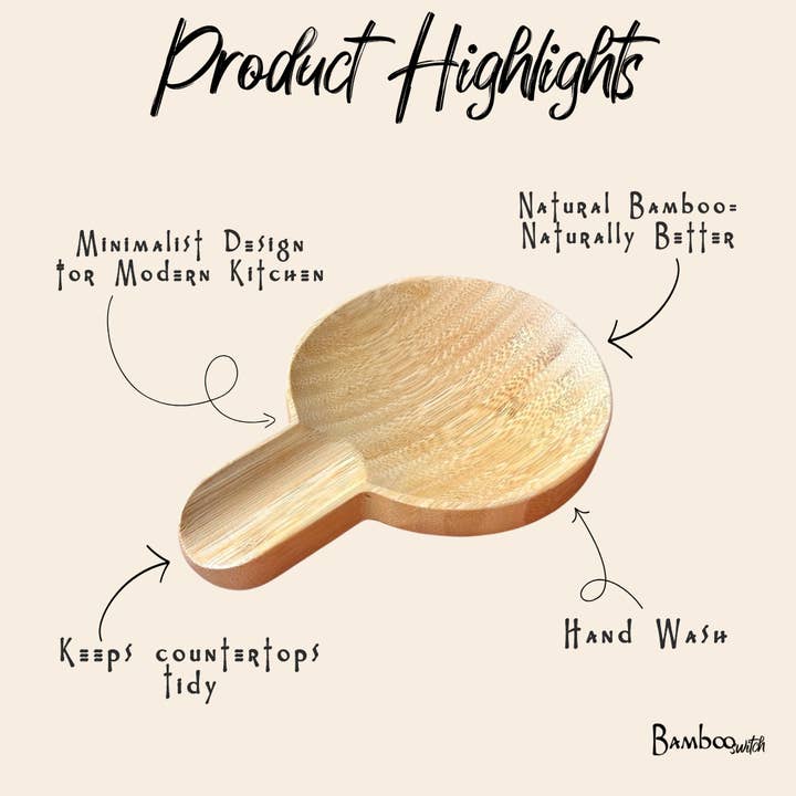 Bamboo Switch - Wholesale Spoon Rest - Bamboo Kitchen Spoon Rest | Christmas Gift Bestseller2