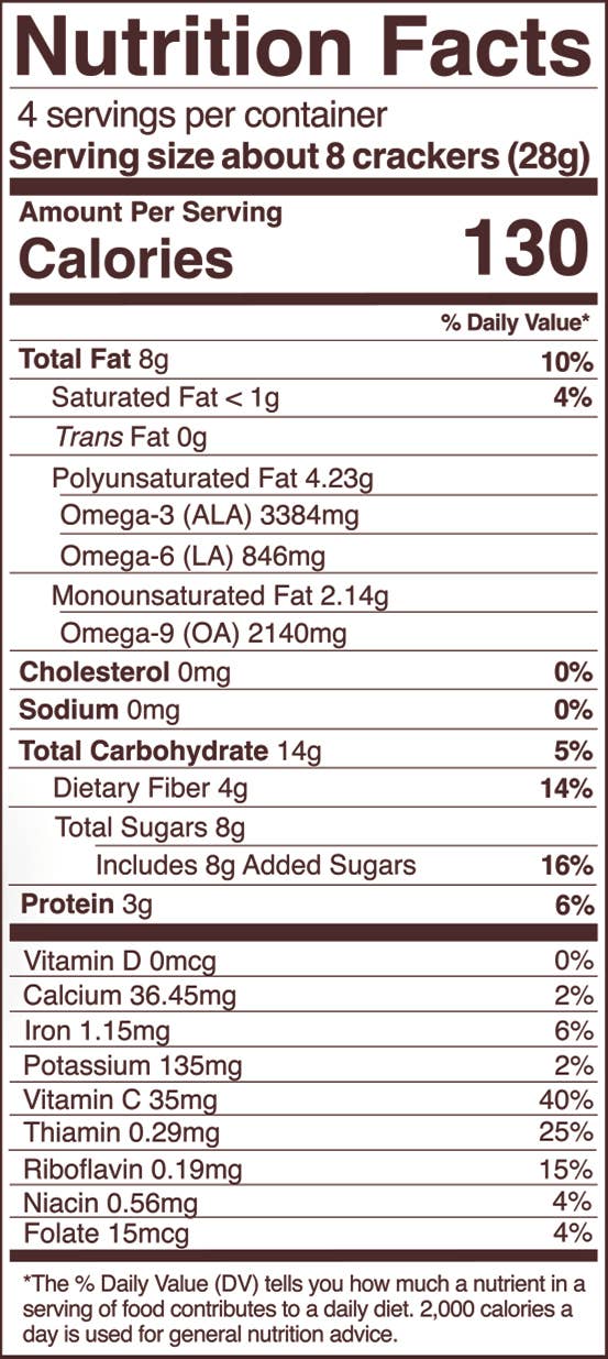Foods Alive - Wholesale Cookie - Maple and Cinnamon Organic Sprouted Crisps2