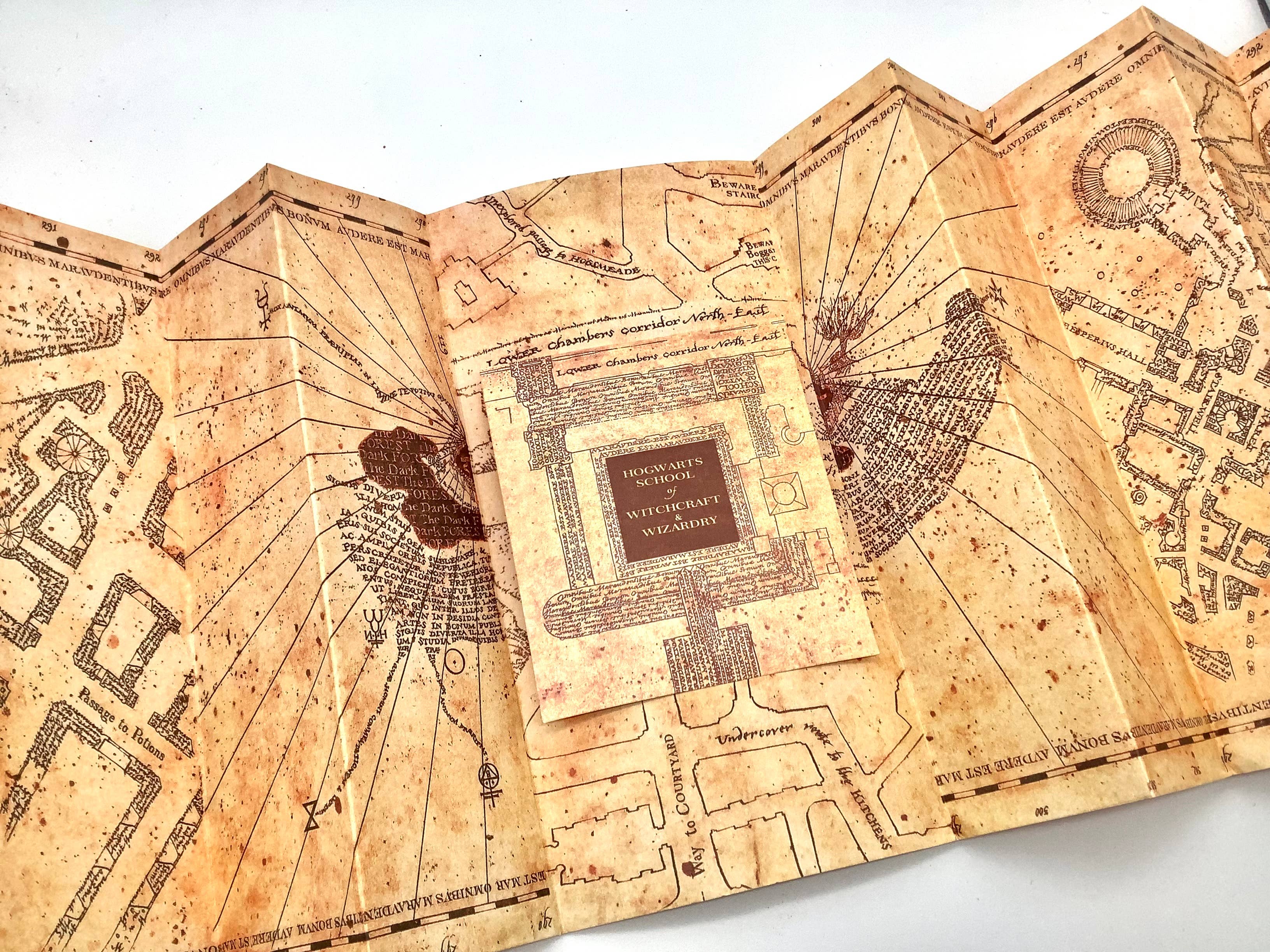 All Little Cute Things - Vente Poster - Carte des maraudeurs, décoration d'intérieur, affiche murale Harry Potter0