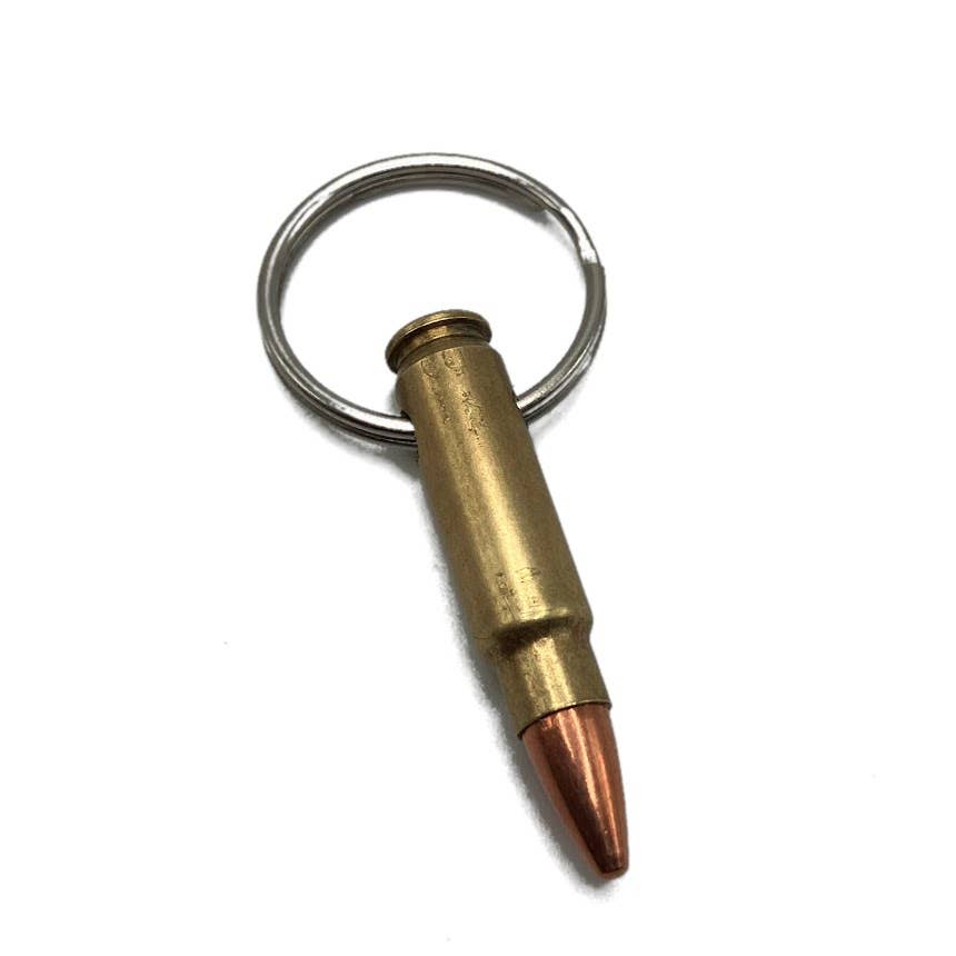 Vermont Cut Coins & 2nd Shot Round - Wholesale Keychain - Unisex - Bullet Keychains - Many Calibers - .223 .45 9mm .40 10mm22