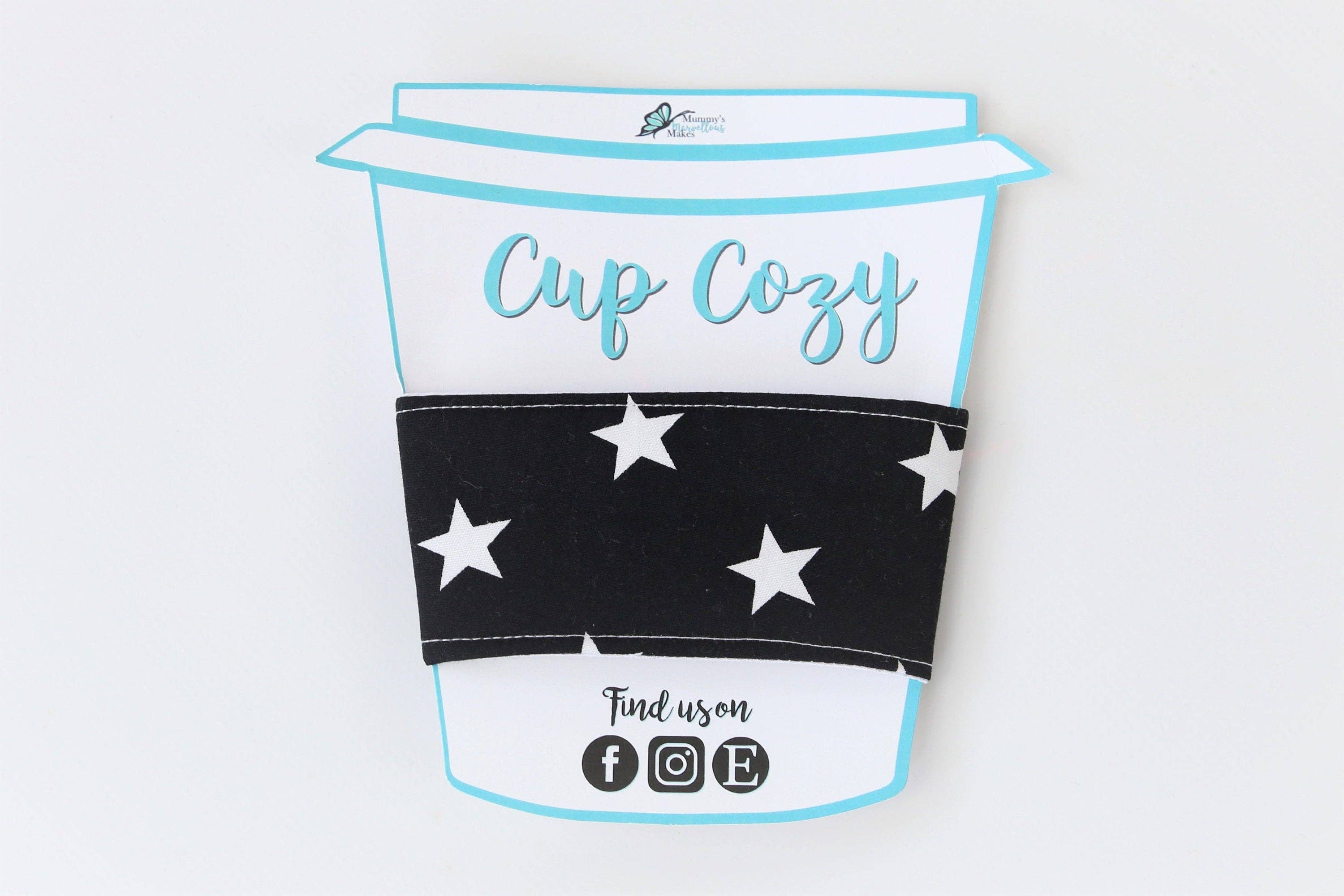Mummy's Marvellous Makes Ltd – wholesale Drink huggers & koozies – Coffee Cup Cozy, Coffee Cup Sleeve, Coffee Cosy, Zero Waste, Coffee Gift, Eco Friendly, Teacher Gift, Gift for Her2