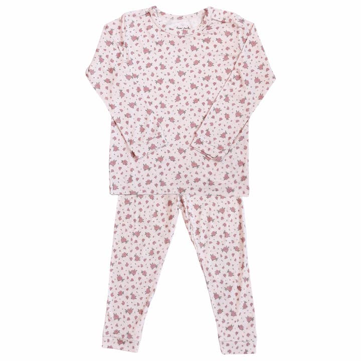 Conjunto de pijama para niño pequeño en Rosie Posie para venta al por mayor de Dear Perli