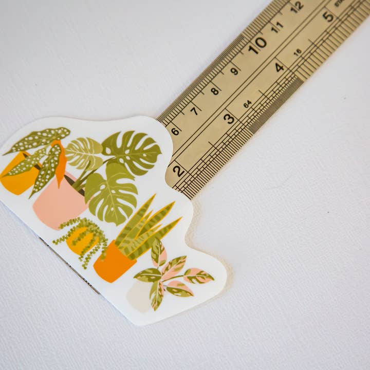 Emily Ervin Design Co. - Wholesale Sticker - Plant Lineup - Laminated Vinyl Phone / Laptop Sticker2