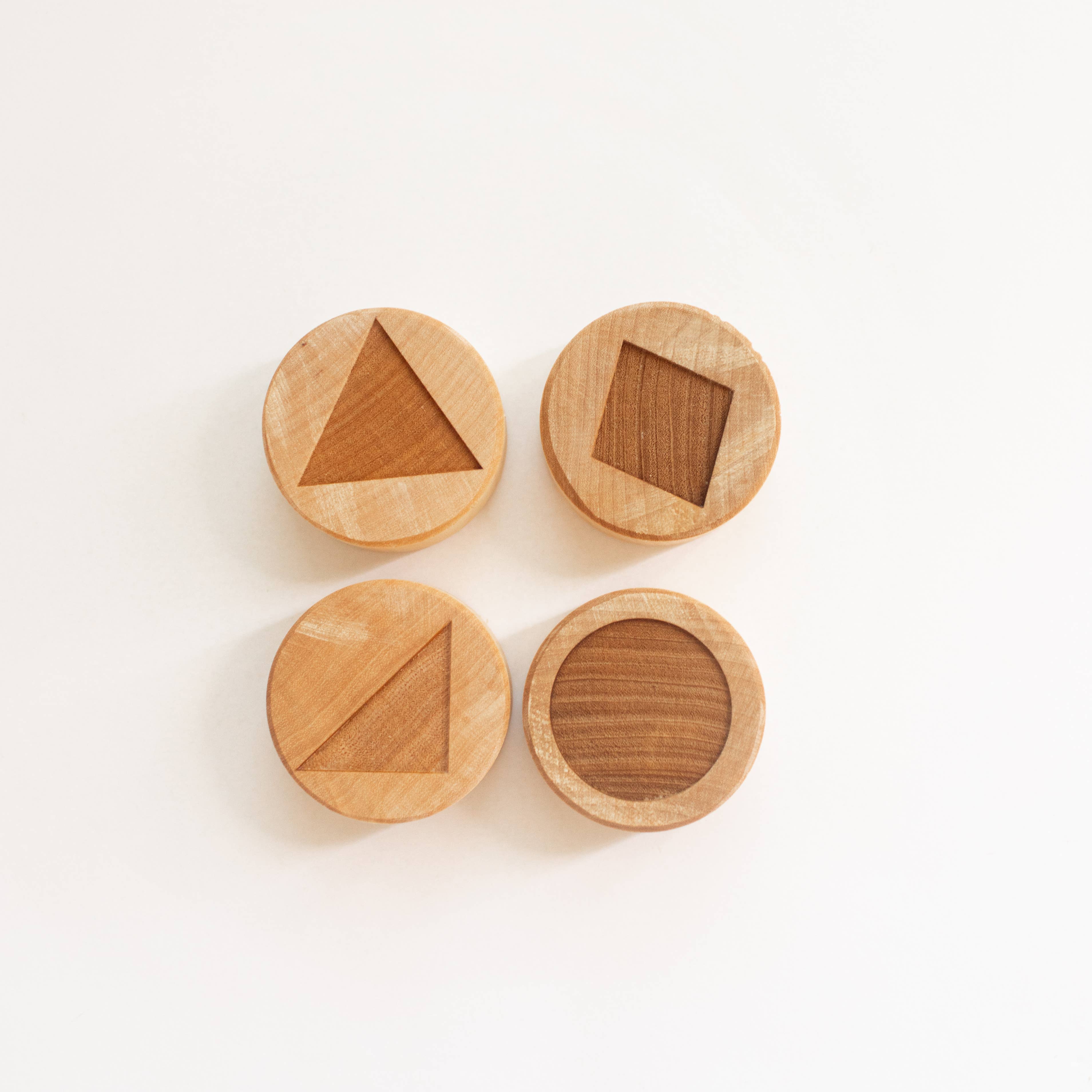 Studio de Rijk - Wholesale Wood Toy - Kids - Wooden stamp set - Geometric shapes2