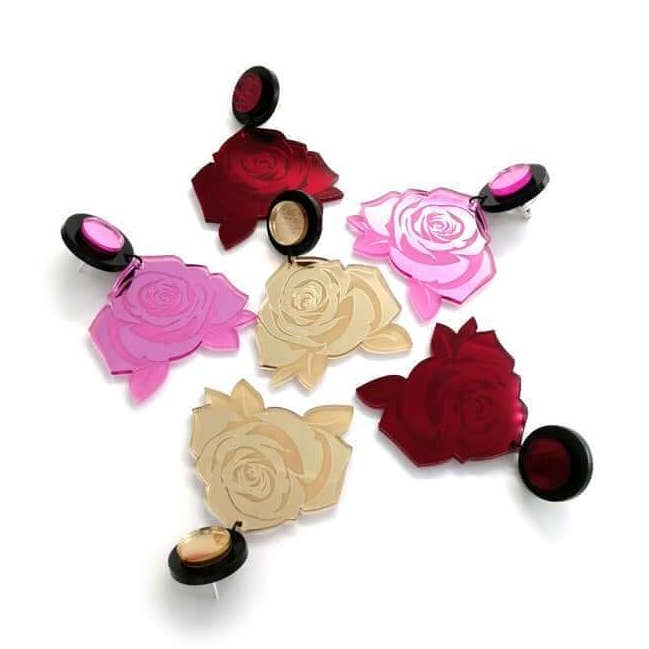 roser | Øreringe for engroshandel hos Funk Da Queen