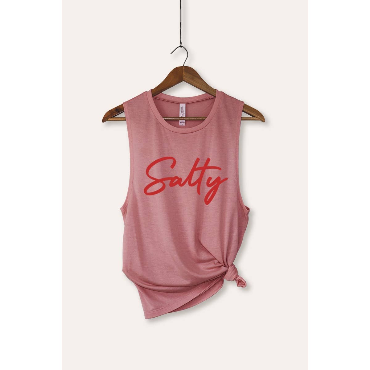 PINK NABI – wholesale Tank top – Women′s – SALTY CURSIVE TYPOGRAPHY GRAPHIC TANK TOP2