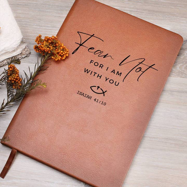 Frygt ikke Salme Verse Journal | Kristen gave | Graduationsgave for engroshandel hos Carpe Diem Gifts