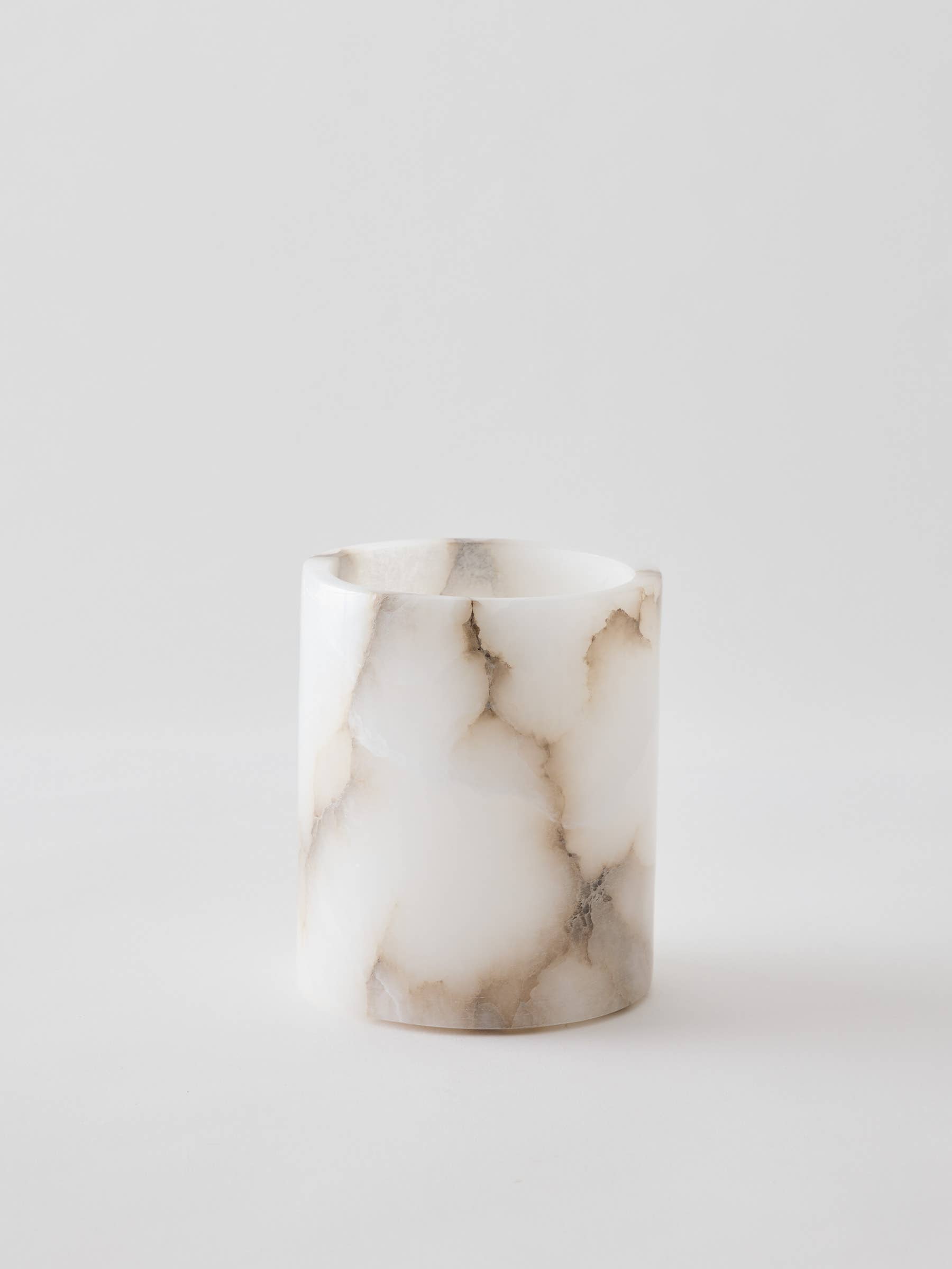Tell Me More – wholesale Candle holder – Alabaster candle holder0