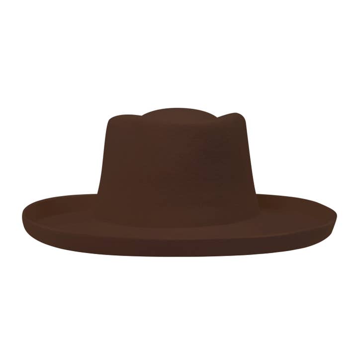 Eldorado Brown - Fedora Rancher Hat for wholesale by Unmuted Collective Inc.