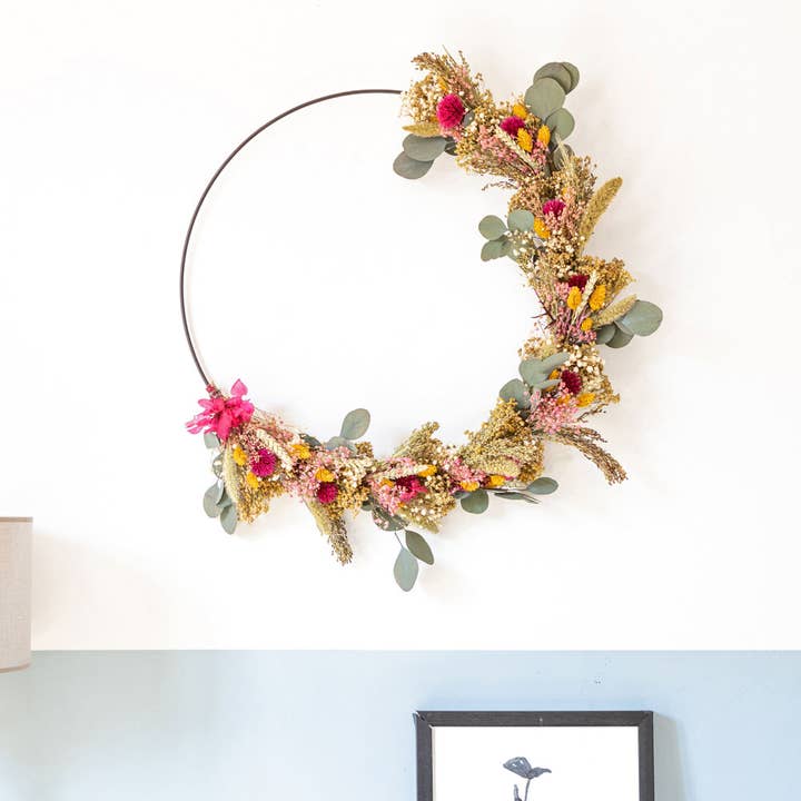 Réconciliation Végétale – Coroa de flores por atacado – Guirlanda de flores secas Hermione1