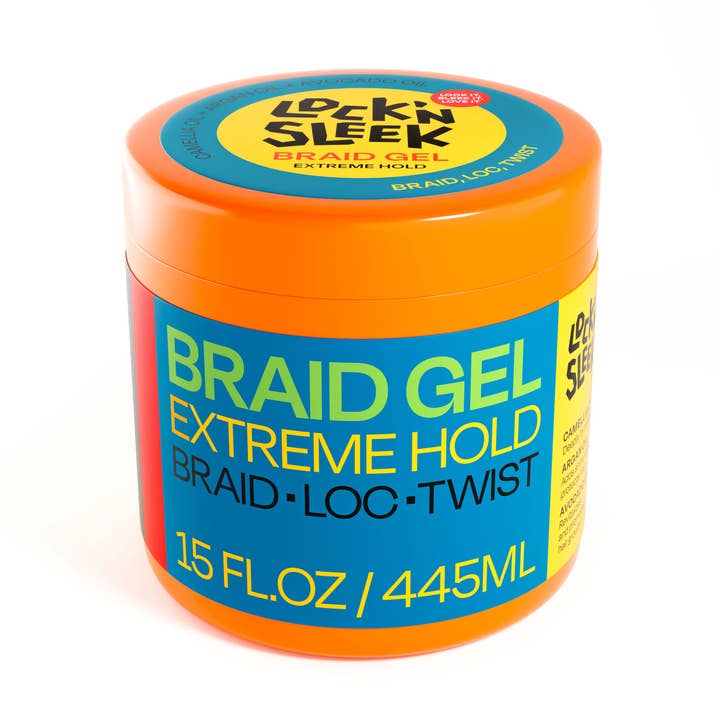 Braid Gel Extreme Hold 15 Fl.Oz. for wholesale by Lock'N Sleek